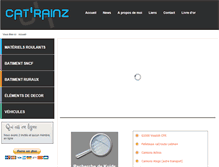 Tablet Screenshot of catrainz.fr